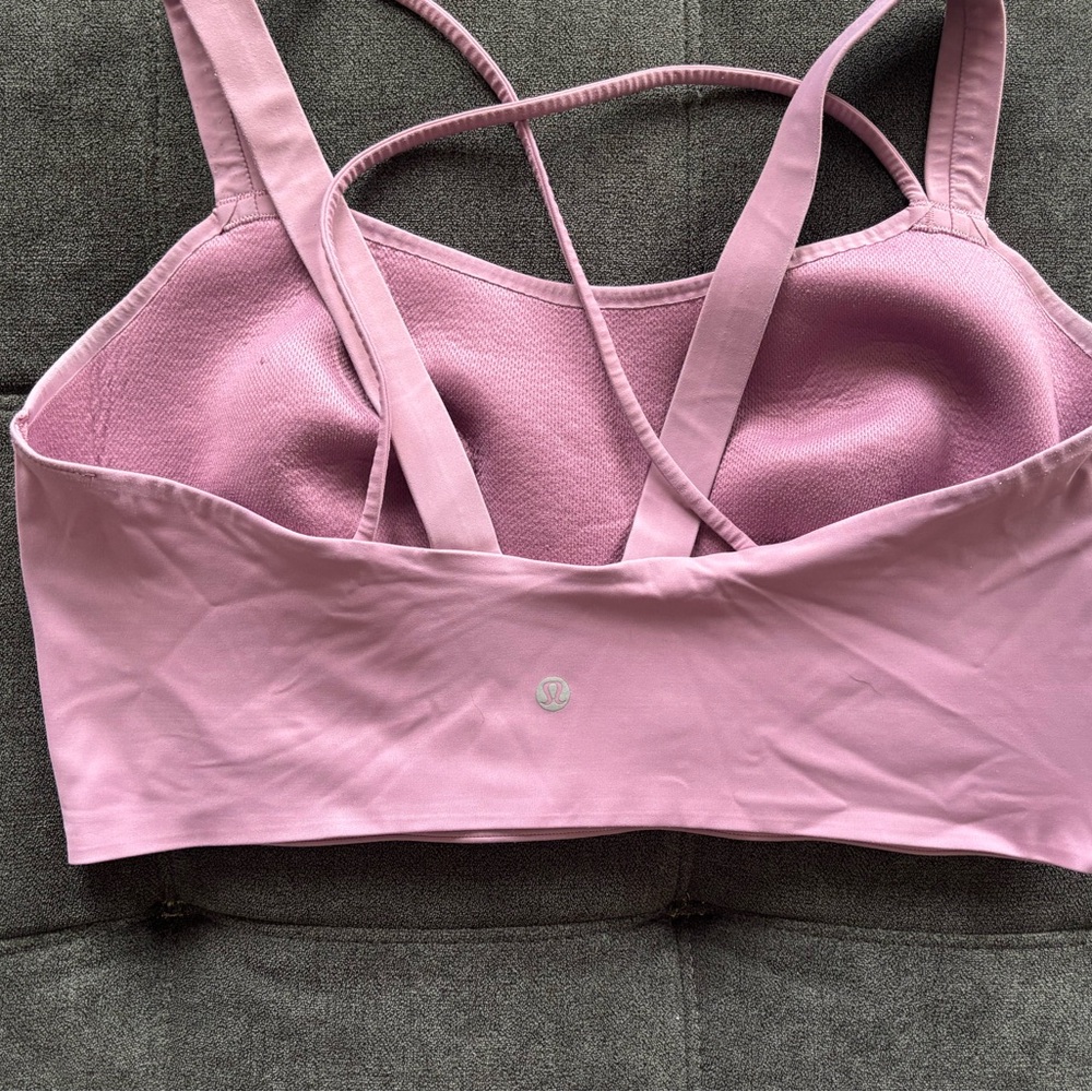 lululemon athletica Mauve Like a Cloud Sports Bra